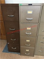2 - 4 drawer filing cabinets