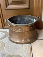Turkish Squat Copper Pot with Handle - 10" D x 7"
