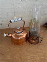 Copper Tea Pot and Lantern