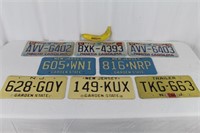NJ NC License Plates