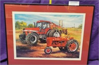 FARMALL TRACTOR FARM SCENE PICTURE