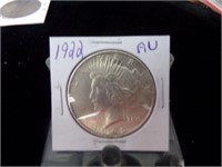 1922 Peace Dollar AU