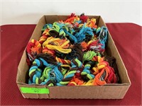 Box of Rope chew toys for Puppy/dog