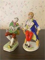 2 Porcelain Male Figurines (Incl. Occupied Japan)