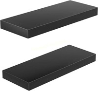 AMADA 24x9 Inch Floating Shelves  Set of 2