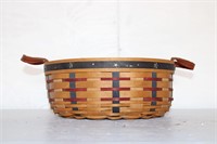 10 INCH ROUND LONGABERGER BASKET