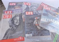 Quantity Vintage Life Magazines