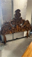 Mid Century Molded Plastic Full Size Headboard