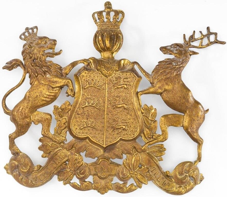 Wurttemberg Pickelhaube Officer's Front Plate