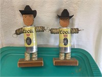 COWBOYS MADE FROM COORS BEER CANS