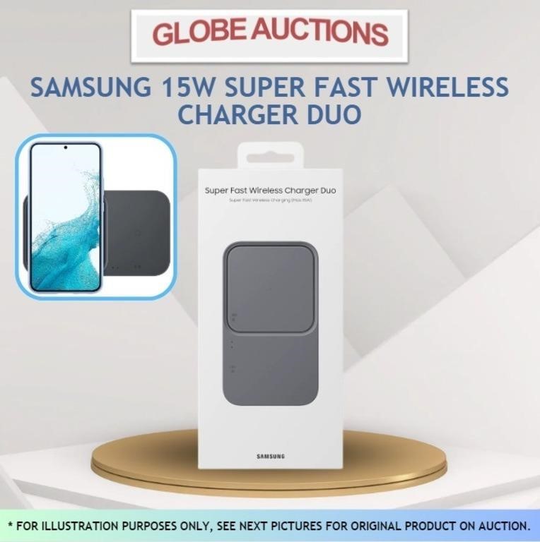 SAMSUNG 15-W SUPER FAST WIRELESS CHARGER DUO