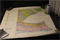 Carte géologique ancienne Toronto-Hamilton