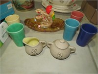 PIGEON FORGE POTTERY, FIESTA CUPS, MISC