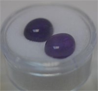 8 TCW Oval Amethyst Cabachons