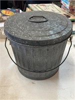 Galvanized Pail W/ Lid