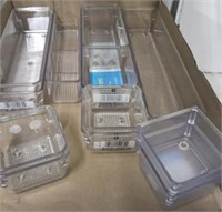 TRAY OF DRAWER ORGANIZERS