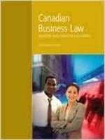 Canadian Business Law: Alberta and British