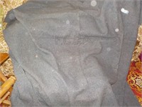 FCDA Gray wool blanket 64x74  UPSTAIRS BEDROOM 1