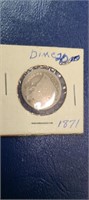 1871 Dime