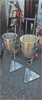 Two champagne buckets