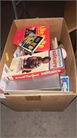 Box lot of children games and toys