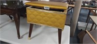 MID CENTURY SEWING NOTIONS STOOL