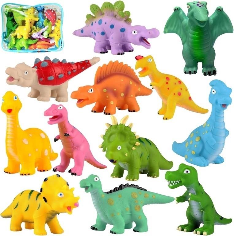 Dino Baby Bath Toys 12 Pcs