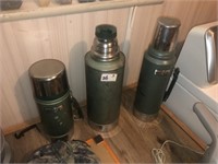 (3) Insulated Thermos Bottles