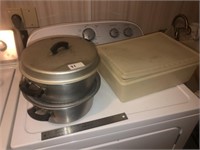 Double Cooker & Plastic Container