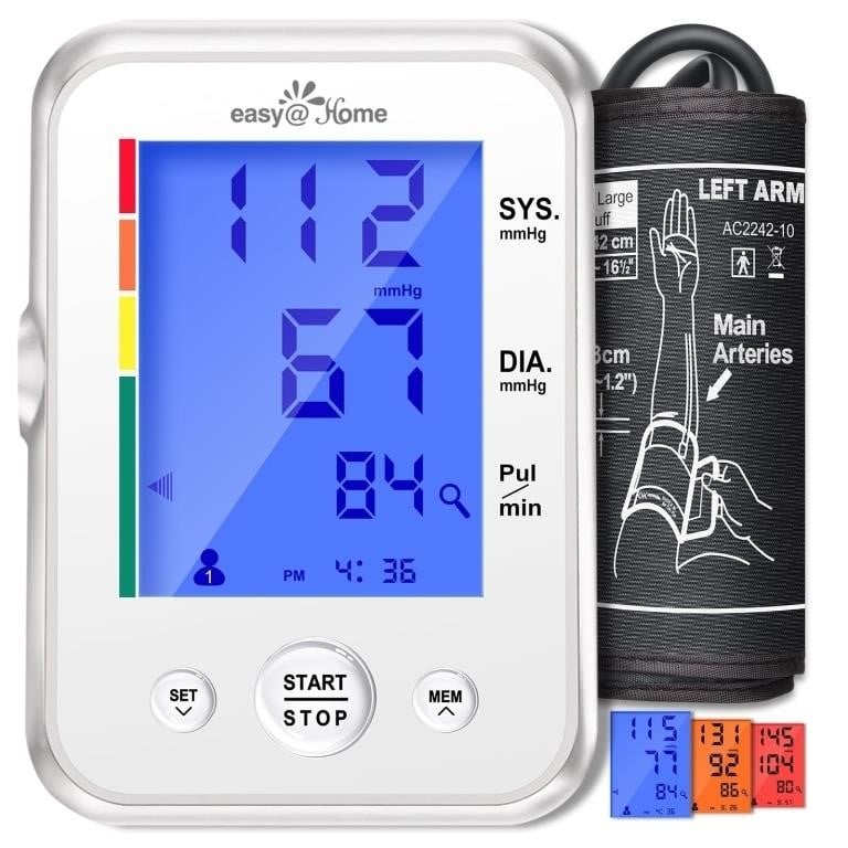 Blood Pressure Monitor for Home Use: Easy@Home Upp