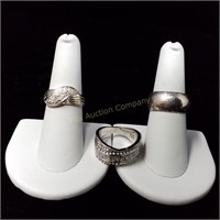 925 Sterling Silver Rings-Various Sizes