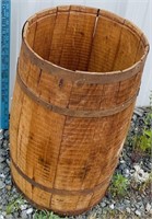 Vintage 19” Wooden Barrel