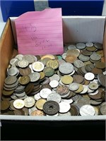 4 1/2 lbs of Foreign Coins