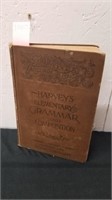 1880 antique book Harvey's Elementary grammar and