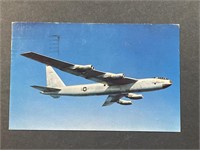 Vintage B-52 Postcard Stamped & Postmarked 1955