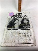 Jim Morrison 1967 Arrest Poster Mug Shot &