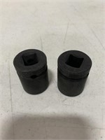 DOUBLE DEEP IMPACTED SOCKET 6 SIDED SINGLE HEX