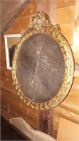 Small round mirror. 18 ins