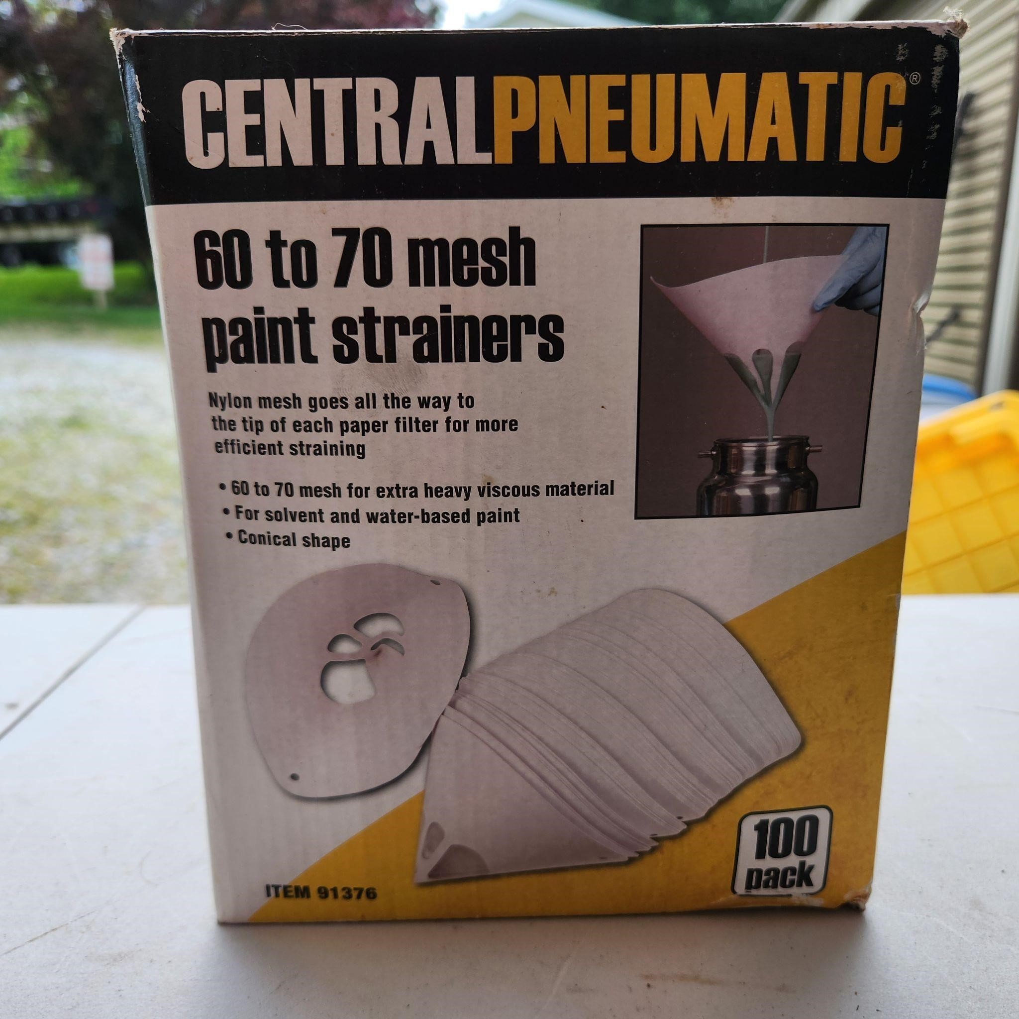 CENTRAL PNEUMATIC PAINT STRAINERS