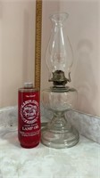 Vintage Oil Lamp with Lamp Oil