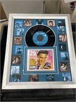 Elvis Record And Stamp