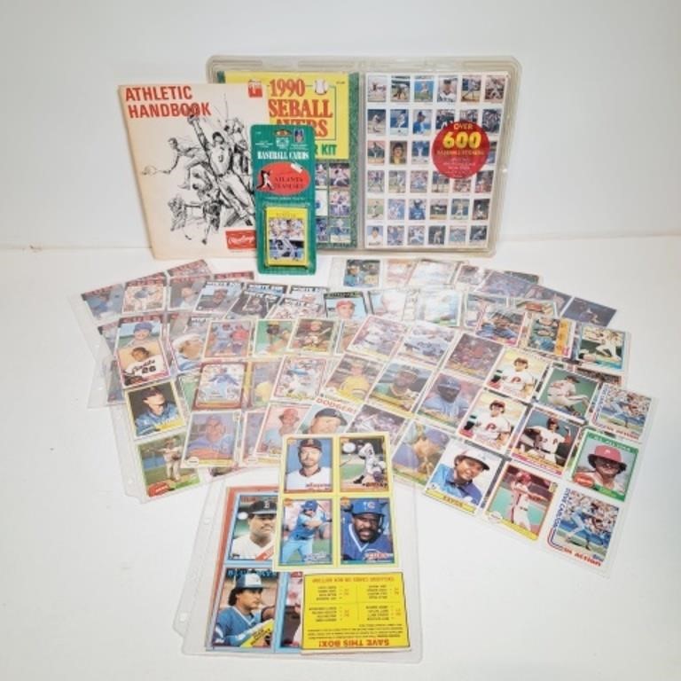1950's through 90's Baseball Cards, Sticker Kit