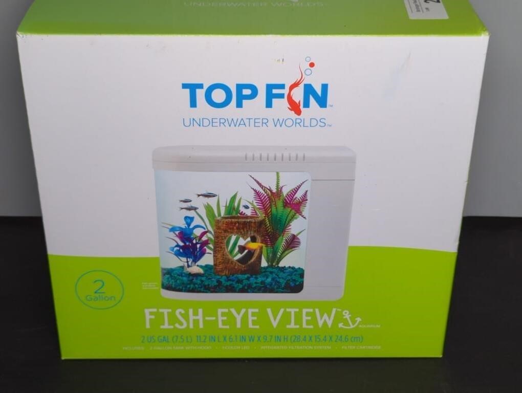 TOP FIN UNDERWATER AQUARIUM 2GAL