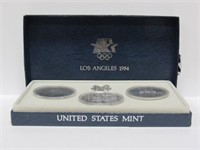 1984 Olympic Silver Proof 3 Coin Set