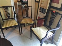 Set of 3 Antique Style Side Chairs