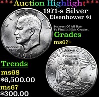 ***Auction Highlight*** 1971-s Silver Eisenhower D