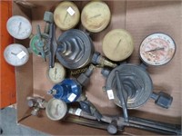 Assorted Welding Gauges and Torch