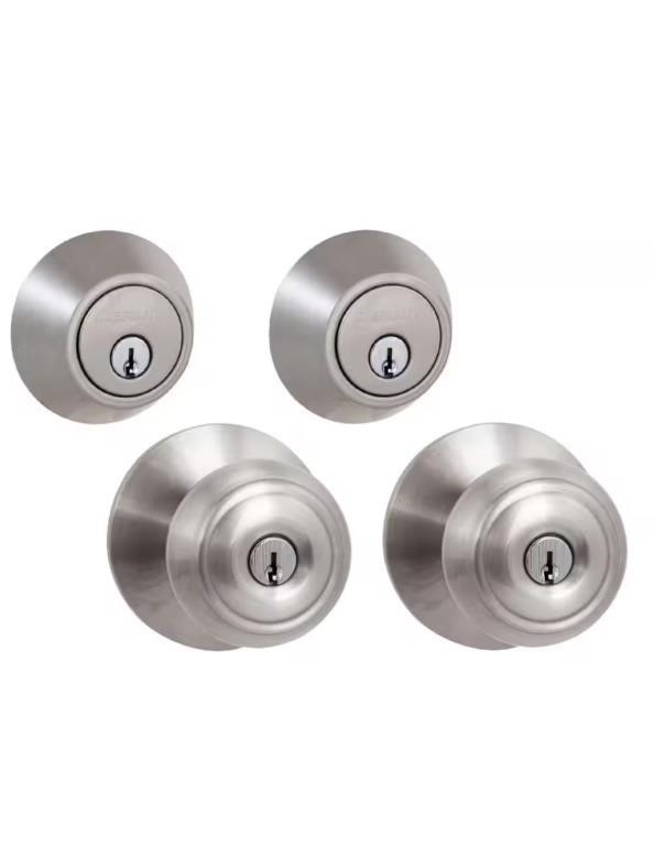 Various Cylinders Door Keyed Entry (Quantity of 3)