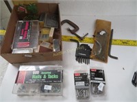 Lot: Hardware, Allen Wrenches, C-Clamp