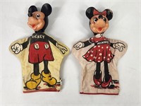 GUND MICKEY & MINNIE MOUSE HAND PUPPETS